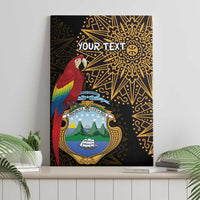 Pura Vida Costa Rica Personalized Canvas Wall Art Oxcart Ornate Inspired Gold Pattern - Wonder Print Shop