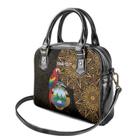 Pura Vida Costa Rica Personalized Shoulder Handbag Oxcart Ornate Inspired Gold Pattern - Wonder Print Shop