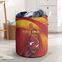 La Furia Roja Campeones del Mundo Laundry Basket Espana El Toro