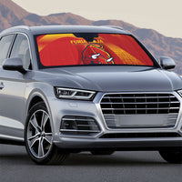La Furia Roja Campeones del Mundo Auto Sun Shade Espana El Toro