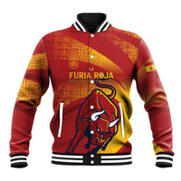 La Furia Roja Custom Campeones del Mundo Baseball Jacket Espana El Toro
