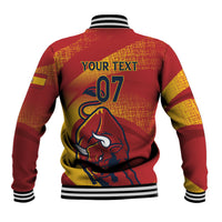 La Furia Roja Custom Campeones del Mundo Baseball Jacket Espana El Toro