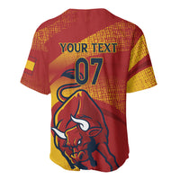 La Furia Roja Custom Campeones del Mundo Baseball Jersey Espana El Toro