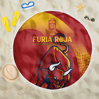 La Furia Roja Campeones del Mundo Beach Blanket Espana El Toro