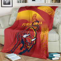 La Furia Roja Campeones del Mundo Blanket Espana El Toro