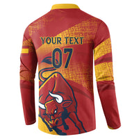 La Furia Roja Custom Campeones del Mundo Button Sweatshirt Espana El Toro