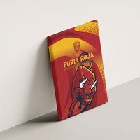 La Furia Roja Campeones del Mundo Canvas Wall Art Espana El Toro