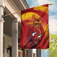La Furia Roja Campeones del Mundo Garden Flag Espana El Toro