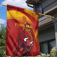 La Furia Roja Campeones del Mundo Garden Flag Espana El Toro
