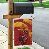 La Furia Roja Campeones del Mundo Garden Flag Espana El Toro