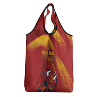 La Furia Roja Campeones del Mundo Grocery Bag Espana El Toro