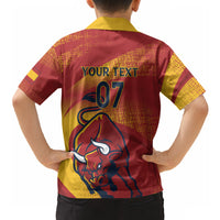 La Furia Roja Custom Campeones del Mundo Hawaiian Shirt Espana El Toro