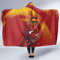 La Furia Roja Campeones del Mundo Hooded Blanket Espana El Toro