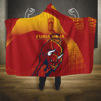 La Furia Roja Campeones del Mundo Hooded Blanket Espana El Toro
