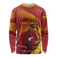 La Furia Roja Custom Campeones del Mundo Long Sleeve Shirt Espana El Toro