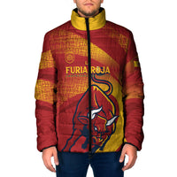 La Furia Roja Custom Campeones del Mundo Padded Jacket Espana El Toro