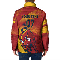 La Furia Roja Custom Campeones del Mundo Padded Jacket Espana El Toro