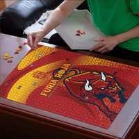 La Furia Roja Campeones del Mundo Puzzle Espana El Toro