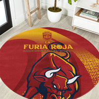 La Furia Roja Campeones del Mundo Round Carpet Espana El Toro