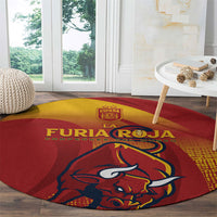 La Furia Roja Campeones del Mundo Round Carpet Espana El Toro