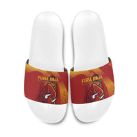 La Furia Roja Campeones del Mundo Slide Sandals Espana El Toro