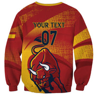La Furia Roja Custom Campeones del Mundo Sweatshirt Espana El Toro