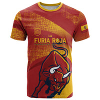 La Furia Roja Custom Campeones del Mundo T Shirt Espana El Toro