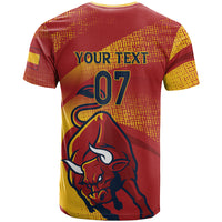 La Furia Roja Custom Campeones del Mundo T Shirt Espana El Toro