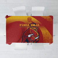 La Furia Roja Campeones del Mundo Tablecloth Espana El Toro