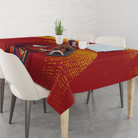 La Furia Roja Campeones del Mundo Tablecloth Espana El Toro