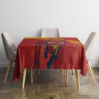 La Furia Roja Campeones del Mundo Tablecloth Espana El Toro