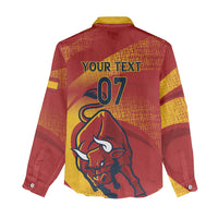 La Furia Roja Custom Campeones del Mundo Women Casual Shirt Espana El Toro
