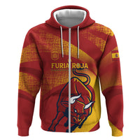 La Furia Roja Custom Campeones del Mundo Zip Hoodie Espana El Toro