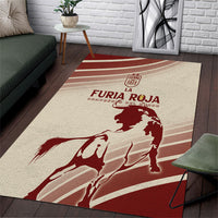 Spain La Roja Area Rug Campeones del Mundo - Away Color