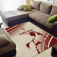 Spain La Roja Area Rug Campeones del Mundo - Away Color
