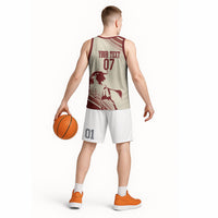 Spain La Roja Custom Basketball Jersey Campeones del Mundo - Away Color