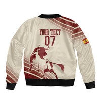 Spain La Roja Custom Bomber Jacket Campeones del Mundo - Away Color