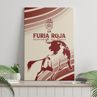 Spain La Roja Canvas Wall Art Campeones del Mundo - Away Color