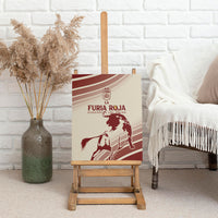 Spain La Roja Canvas Wall Art Campeones del Mundo - Away Color