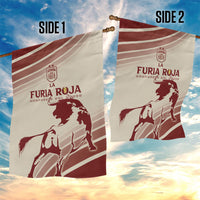 Spain La Roja Garden Flag Campeones del Mundo - Away Color