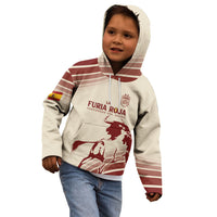 Spain La Roja Custom Kid Hoodie Campeones del Mundo - Away Color