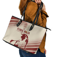 Spain La Roja Leather Tote Bag Campeones del Mundo - Away Color