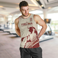 Spain La Roja Custom Men Tank Top Campeones del Mundo - Away Color