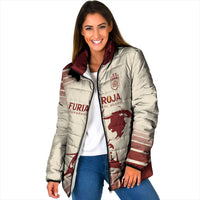 Spain La Roja Custom Padded Jacket Campeones del Mundo - Away Color