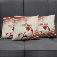 Spain La Roja Pillow Cover Campeones del Mundo - Away Color