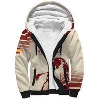 Spain La Roja Custom Sherpa Hoodie Campeones del Mundo - Away Color