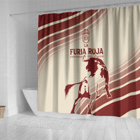 Spain La Roja Shower Curtain Campeones del Mundo - Away Color