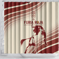 Spain La Roja Shower Curtain Campeones del Mundo - Away Color