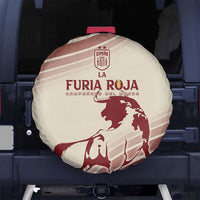 Spain La Roja Spare Tire Cover Campeones del Mundo - Away Color