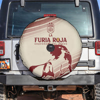 Spain La Roja Spare Tire Cover Campeones del Mundo - Away Color